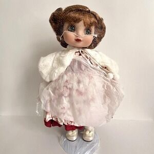 Marie Osmond 15" Adora Belle Holiday 2003 Vinyl Doll Handcrafted W Accessories